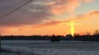 Огненный крест появился в небе Мичигана. Удивительное знамение!