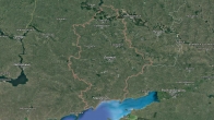 Донецкая область – спутниковая карта Украины