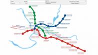 Интерактивная карта метро Харькова с расчетом времени