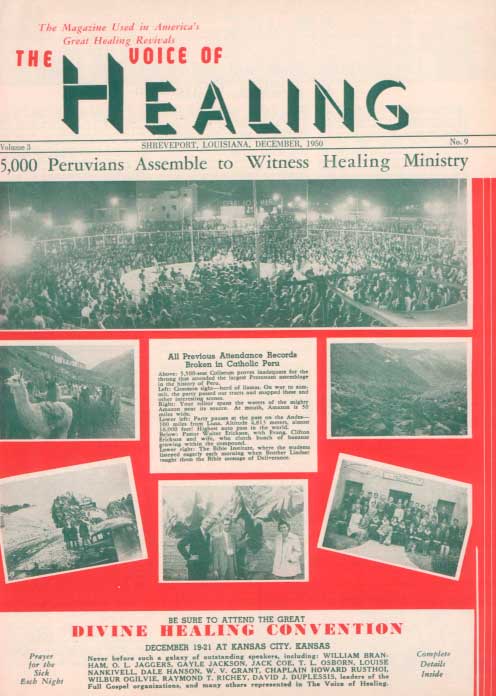 The Voice of Healing – December 1950