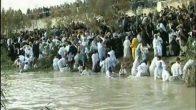 Вода в реке Иордан вдруг повернулась вспять. ВИДЕО