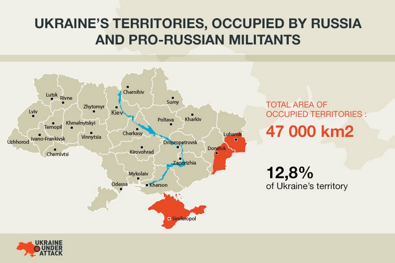 Карта Украины 2015