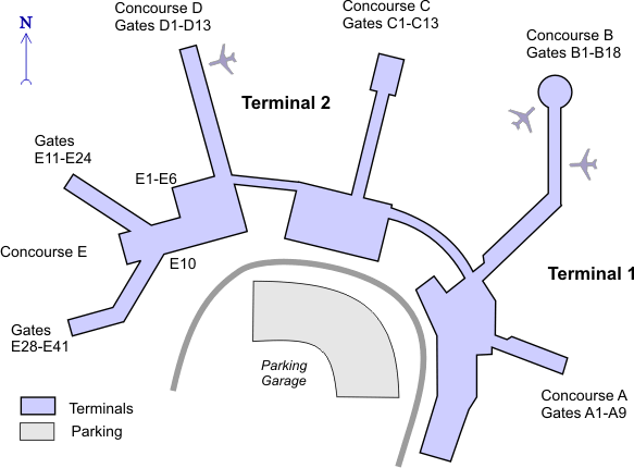 Схема аэропорта пудонг