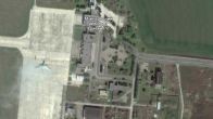 Аэродром «Долгинцево» Кривой Рог со спутника, на карте Украины
