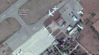 Аэропорт Николаев со спутника, на карте Украины
