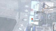 Аэропорт Симферополь со спутника, на карте Крыма