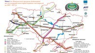 Большая автодорожная карта ЕВРО 2012 на украинском языке