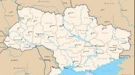 Детальная политико-административная карта Украины на английском