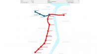 Интерактивная карта метро Нижнего Новгорода с расчетом времени