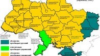 Языковая карта регионов Укрианы