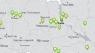 Карта действующих электро заправок для электромобилей в Украине