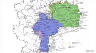 Карта Донецкой области, ЛНР, ДНР, 2018 (подробная)