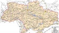 Карта международных сообщений Украины