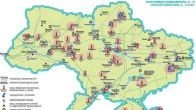 Карта потенциально опасных военных складов Украины