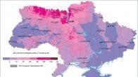 Карта прогноза доз облучения щитовидной железы населения Украины
