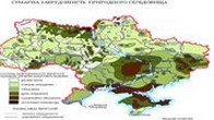 Карта радиационного загрязнения Украины