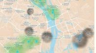 Карта самого грязного и самого чистого воздуха в Киеве
