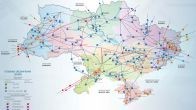 Карта - схема электросетей Украины и Крыма