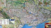 Карта Украины в высоком разрешении со всеми примечаниями