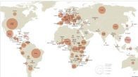 Количество христиан в странах Мира на 2010