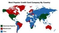 Наиболее распространённые платёжные системы кредитных карт в мире