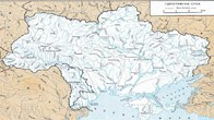 Подробная карта рек Украины