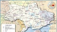 Political Map of Ukraine 2017