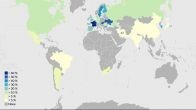 Процент электроэнергии вырабатываемый на АЭС - 2015