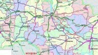 Точная карта интернациональных автомобильных коридоров Украины