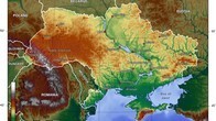 Топографическая карта Украины